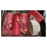 Cups, napkins & bowls