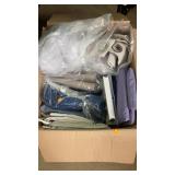 Box of miscellaneous curtains