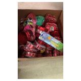 Box of chocolate assorted hearts and misc