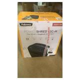 Fellowes power shredder