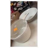 Nordik Ware & 3 Threshold Porcelain Salad Plates