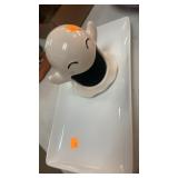 Rectangle Porcelain Serving Tray & Ceramic Candy