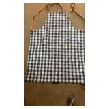 Kitchen Apron blue checkered