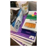 Sharpener,note dispenser, 4 ruled notebook,