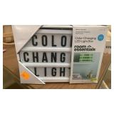 Room essential color-changing LED light box