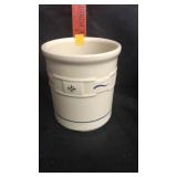 Longaberger pottery crock. Blue.