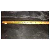 Coca-Cola wood ruler.