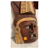 Wooden Mask Decor/Wall Hanging