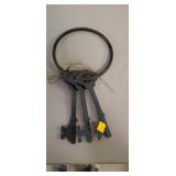 Metal Key Decor