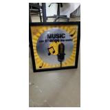 Framed  Music Art  (Size 15 Square)