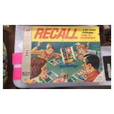 Recall game circa 1968