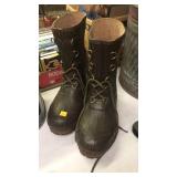 Rubber boots.  Size 9