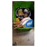 Group lot of 5 boxes/totes...thermos, bp monitor,