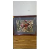2 Framed Butterfly Pictures