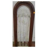 Wood & Metal Arched Decor Piece