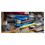 Lot of Paint Brushes and Equipment