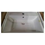 Porcelain Lavatory Sink 17 x 22