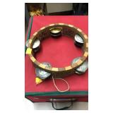 Unique tambourine.