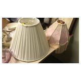 Two lamps shades