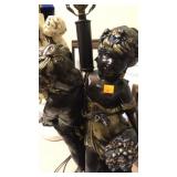 Vintage lamp boy girl