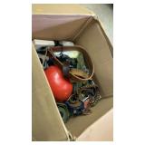 Misc box Ammo belts hard hat misc