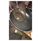 Two calphalon skillets