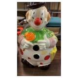 Vntg Clown Cookie Jar 50s-60s? Repair to inside