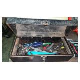 Metal Tool Box w/Tools