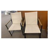 Pair Outdoor Chair (metal frame)