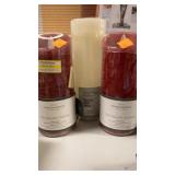 3 LED candles