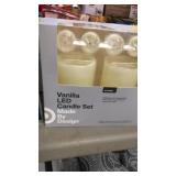 Vanilla LED candle set