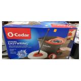 O Cedar microfiber easywring spin mop & bucket