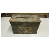 WW2 Era Vintage Metal Ammo Can