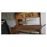 Nice size time out bench
