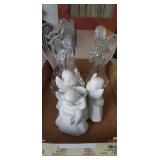 Flat of Angel candle holders
