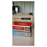 4 cigar boxes