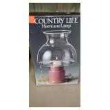 Country life hurricane lamp