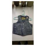 Hudson Leather Vest sz Lg