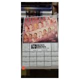 Indiana  basketball 95-96 advertising calendar