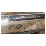 Master flow 25 ft insulated flexible duct (opened
