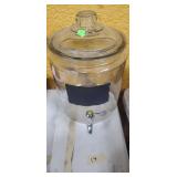 Glass drinking dispenser