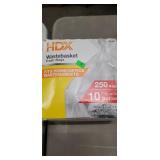 HDX 10 gallon  trash bags