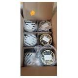 6 containers of scented bath salts