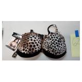 Tuxedo Bra with Satin Trim: Size 36C