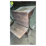 Vntg School Desk
