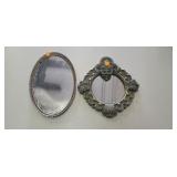 2 vintage mirrors