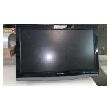 Sharp TV w/ DVD Player- both Working- no stand