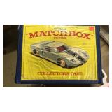 Vintage. Matchbox collectors case with cars.