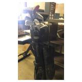 Golf clubs & bag.