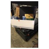 Lot of office supplies & EPSON printer.